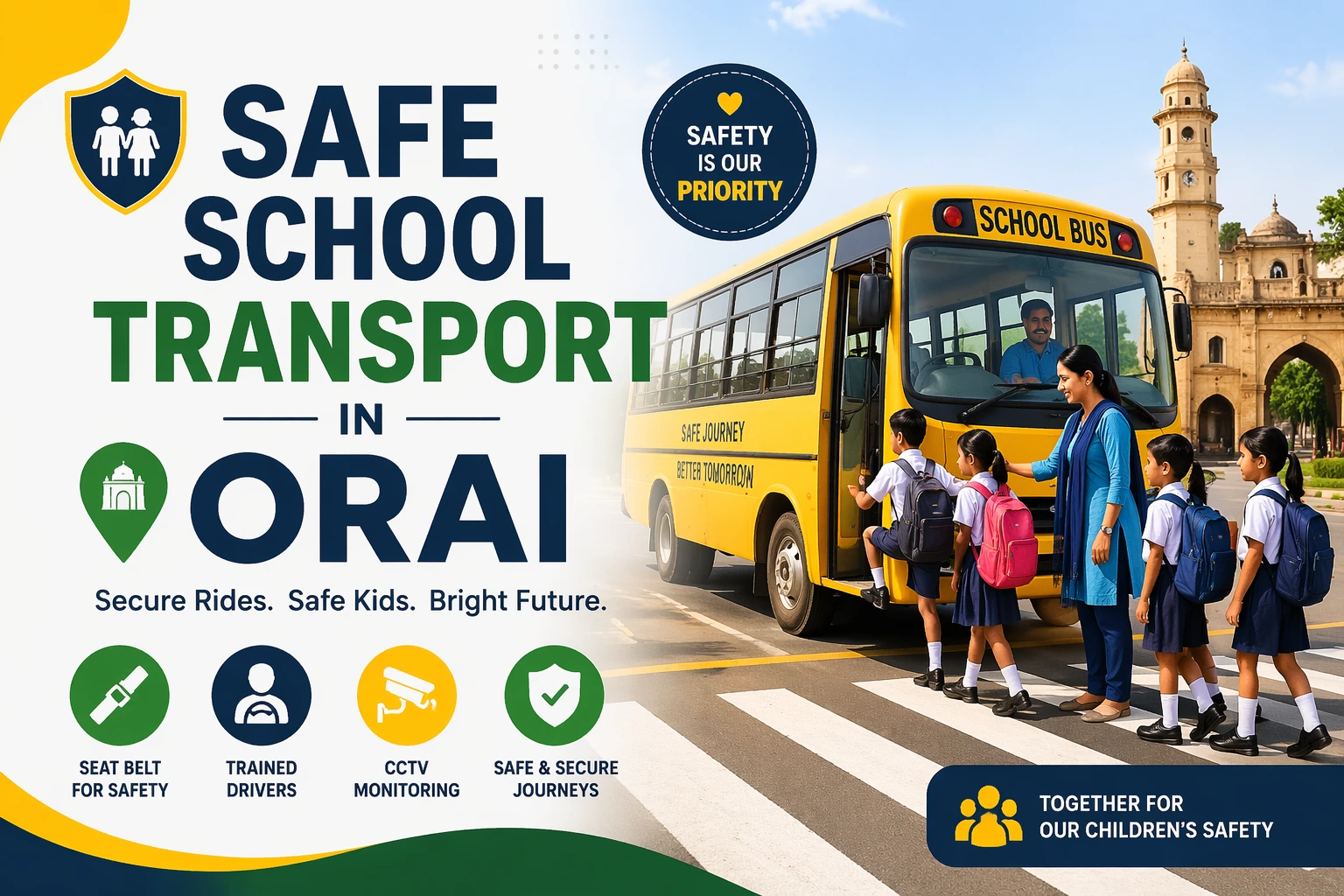 You are currently viewing 5 Safe School Transport in Orai