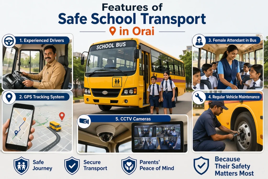 Features of Safe School Transport in Orai