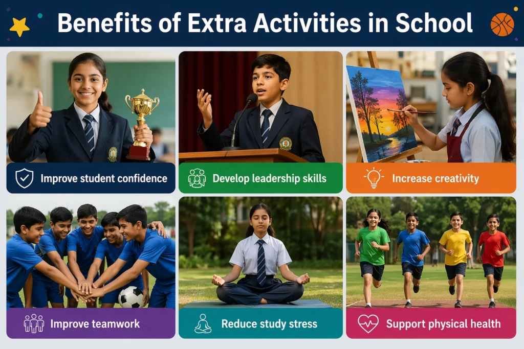 Benefits of extra activities in school