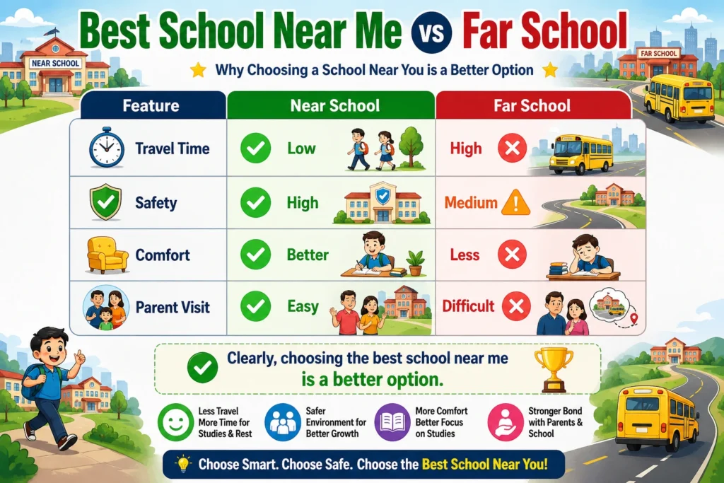 Best School Near Me vs Far School