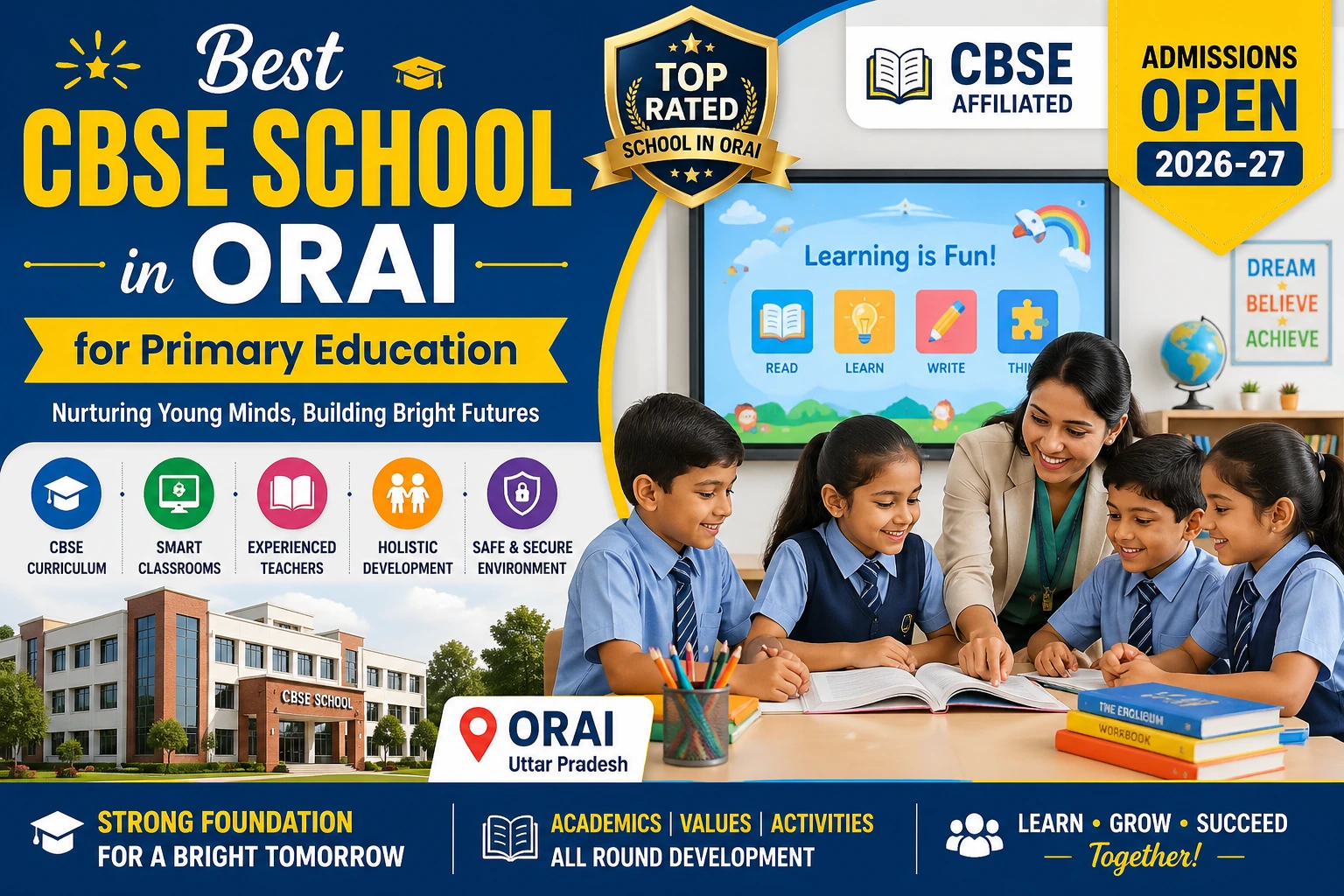 Read more about the article Best CBSE School in Orai for Primary Education