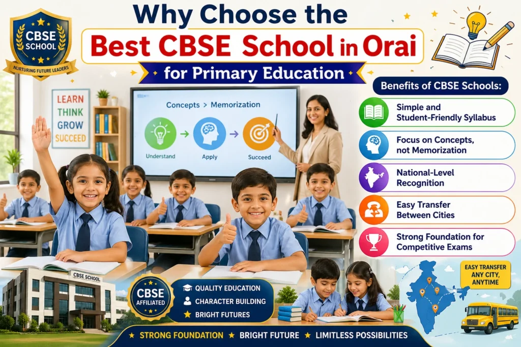 Why Choose the Best CBSE School in Orai for Primary Education