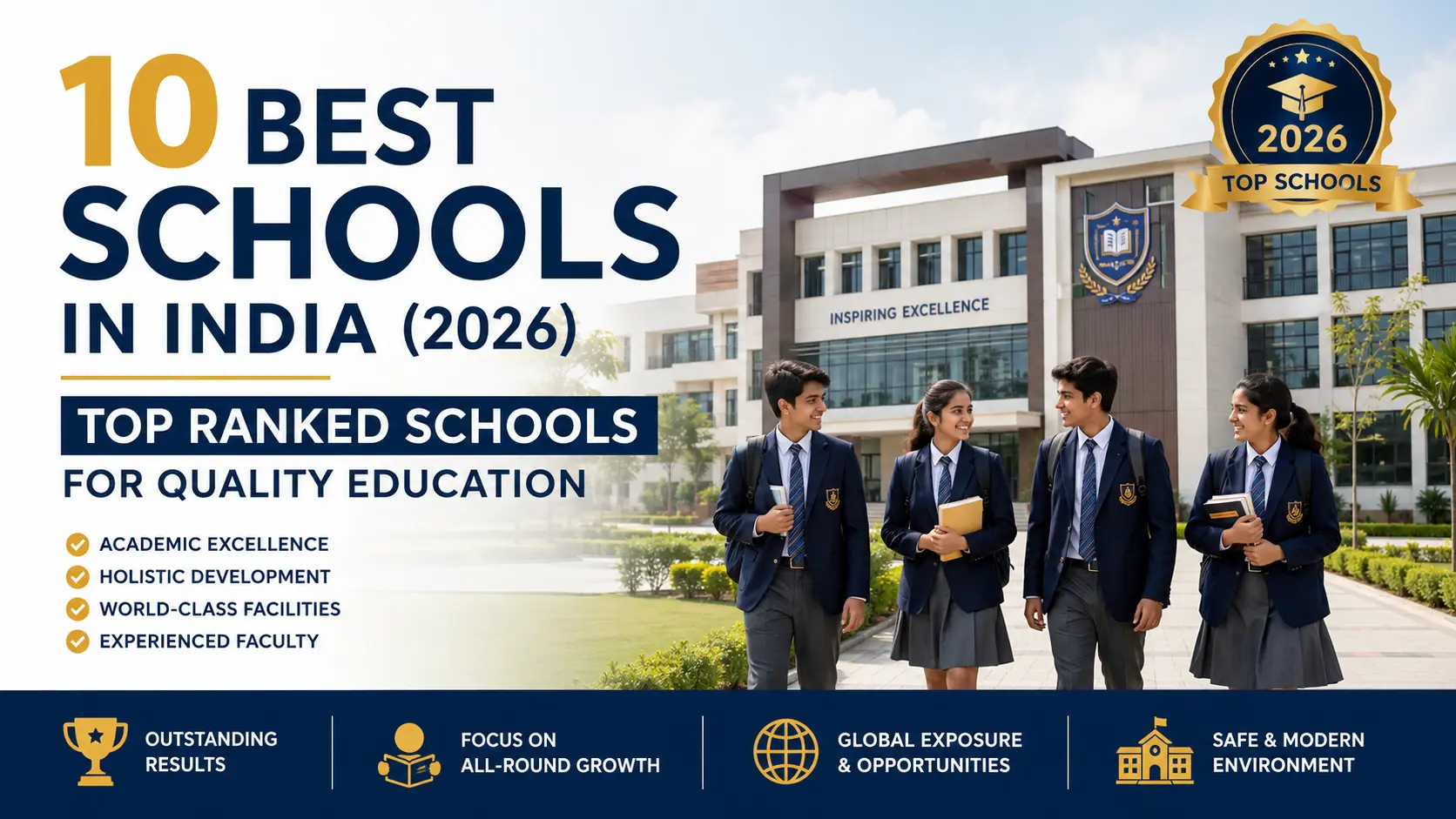 Read more about the article 10 Best Schools in India (2026) – Top Ranked Schools for Quality Education