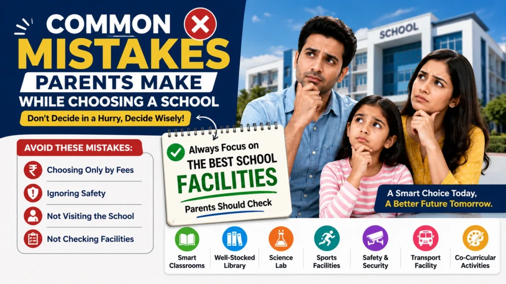 Common Mistakes Parents Make While Choosing a School