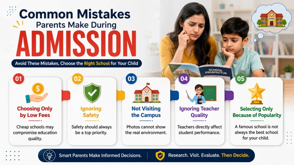 Common Mistakes Parents Make During Admission