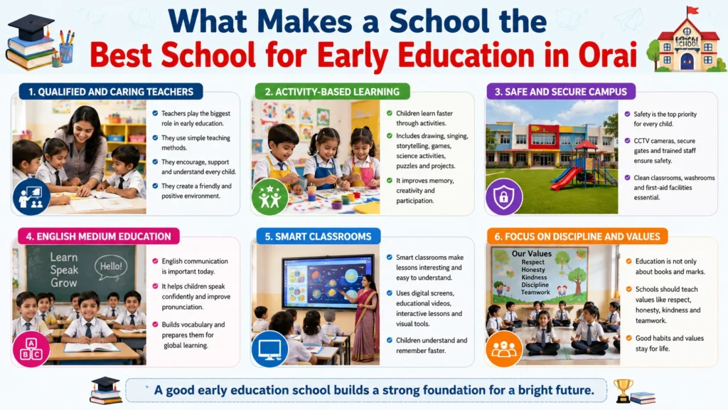 What Makes a School the Best School for Early Education in Orai
