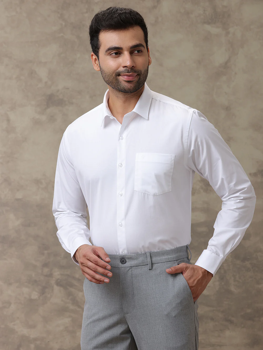 Premium Cotton White Shirt – Luxury Cotton - Image 3