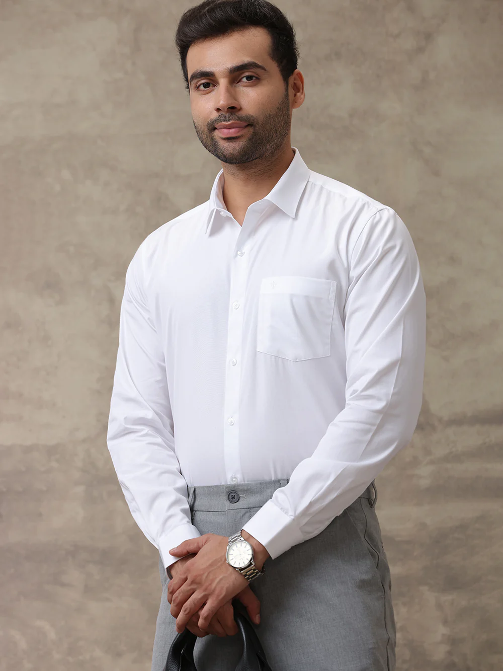 Premium Cotton White Shirt